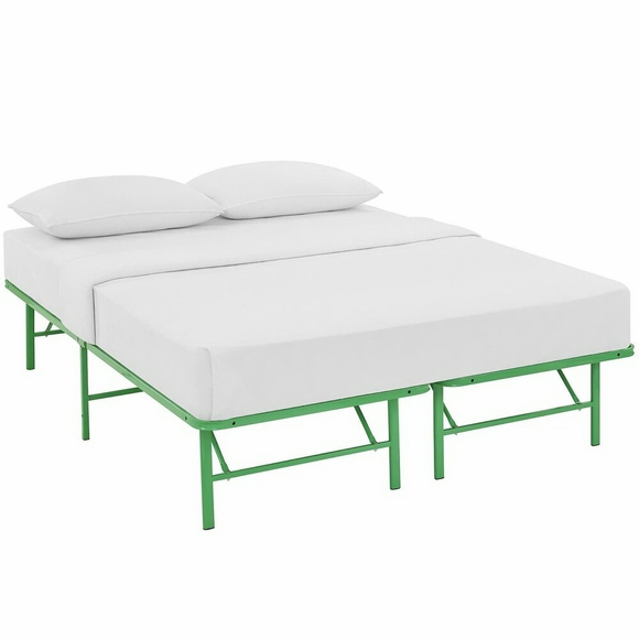 Horizon Stainless Steel Full Bed Frame in Green