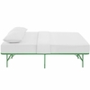 Horizon Stainless Steel Full Bed Frame in Green