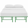 Horizon Stainless Steel Full Bed Frame in Green