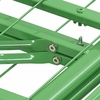 Horizon Stainless Steel Full Bed Frame in Green