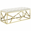 Intersperse Bench MID-2847 in Gold Ivory