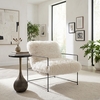 Ionis Accent Table in Black & Antique Silver