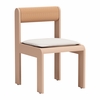 Island Dining Chair Set of 2 in White