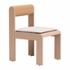 Island Dining Chair Set of 2 in White