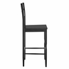 Jax Oak Wood Bar Stool With Wavy Razor Back