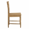 Jax Oak Wood Dining Chair With Wavy Razor Back Set of 2