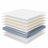 Jenna 12" Innerspring and Foam King Mattress in White
