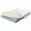 Jenna 12" Innerspring and Foam Queen Mattress in White