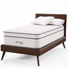 Jenna 14" Innerspring and Foam Twin Mattress in White