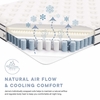 Jenna 6" Innerspring and Foam Full Mattress in White