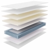 Jenna 6" Innerspring and Foam Narrow Twin Mattress in White