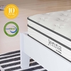 Jenna 6" Innerspring and Foam Twin Mattress in White