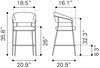 Josephine Counter Stool Set of 2