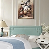 Josie Upholstered Fabric King Headboard in Laguna