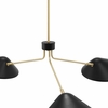 Journey 3-Light 14" Arm Pendant in Black