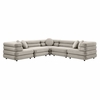 Jubilee 5-Piece Modular Performance Velvet Sectional Sofa