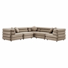 Jubilee 5-Piece Modular Performance Velvet Sectional Sofa