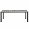 Junction 9 Piece Outdoor Patio Dining Set in Brown White