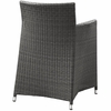 Junction 9 Piece Outdoor Patio Dining Set in Brown White
