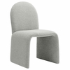 Junia Boucle Upholstered Arch Armless Dining Chair