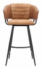 Juno Barstool Set of 2 in Brown