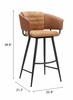 Juno Barstool Set of 2 in Brown