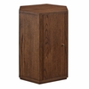 Kade Faceted Wood Side Table
