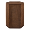 Kade Faceted Wood Side Table