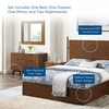 Kali 5-Piece Bedroom Set in Walnut MID-6297-WAL-SET