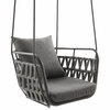 Kaliah Outdoor Patio Aluminum Swing Chair