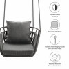 Kaliah Outdoor Patio Aluminum Swing Chair