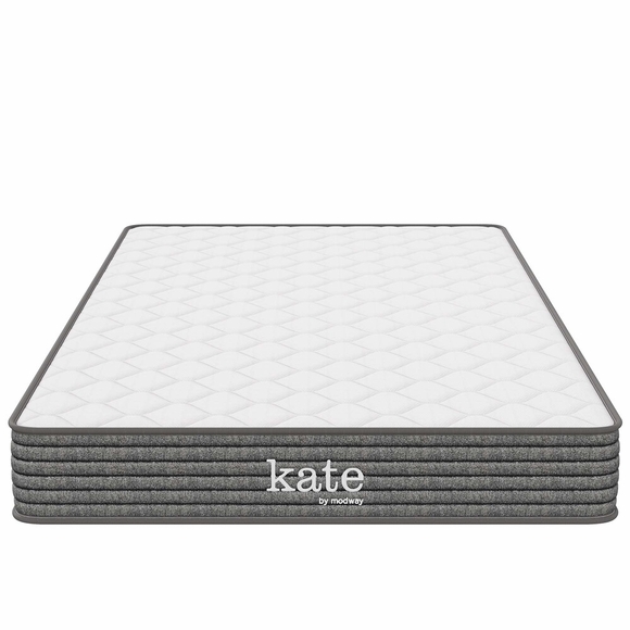 Kate 6" Narrow Twin Mattress in White