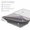 Kate 6" Narrow Twin Mattress in White