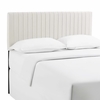 Keira King/California King Performance Velvet Headboard in Ivory