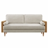 Kellan Heathered Fabric Upholstered Sofa
