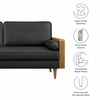 Kellan Vegan Leather Sofa