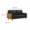 Kellan Vegan Leather Sofa