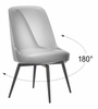 Keppel Swivel Dining Chair Set of 2