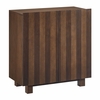 Kline 2-Door Striped Accent Cabinet
