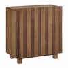 Kline 2-Door Striped Accent Cabinet