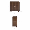 Kline 2-Door Striped Accent Cabinet