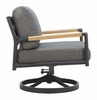 Koleso Swivel Chair in Gray