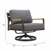 Koleso Swivel Chair in Gray