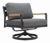 Koleso Swivel Chair in Gray