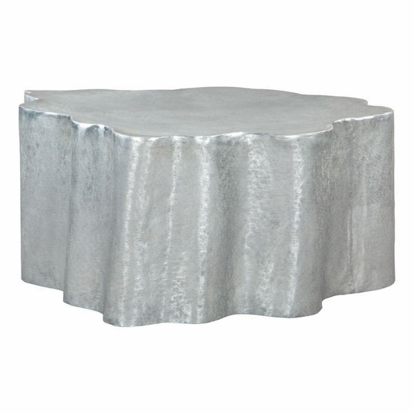 Kortha Coffee Table in Antique Silver