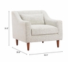 Koseli Armchair in Pewter Gray