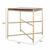 Kove Side Table in Gold
