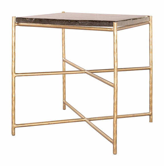 Kove Side Table in Gold