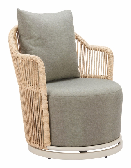 Lanai Swivel Chair in Multicolor