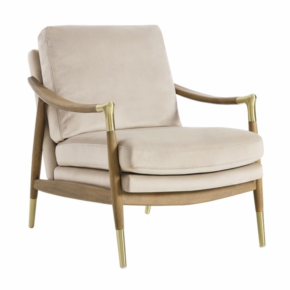 Langford Performance Velvet Accent Armchair